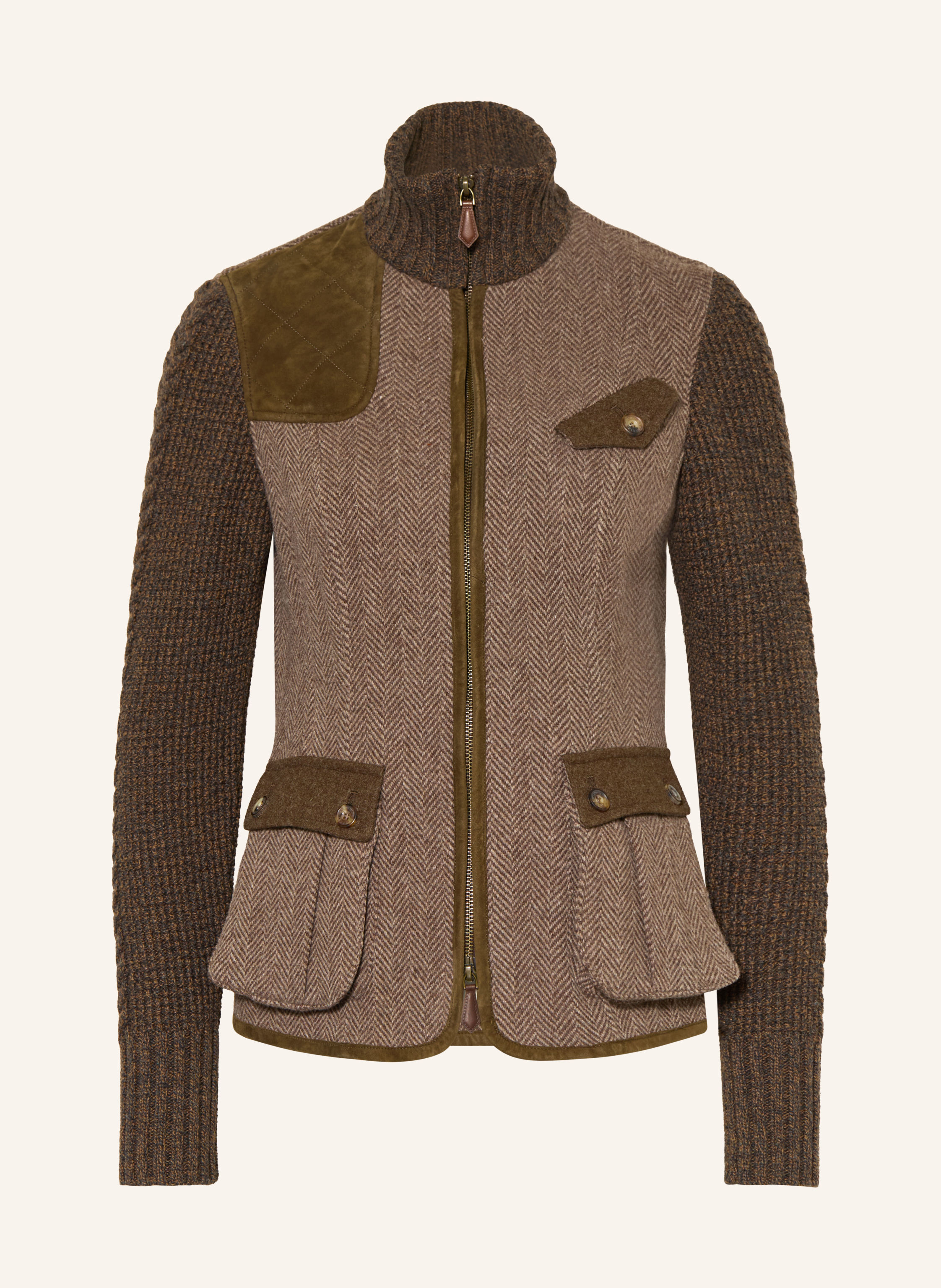 HABSBURG Strickjacke CLEO im Materialmix