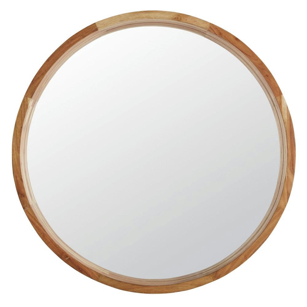 OLMO - Miroir rond en bois d