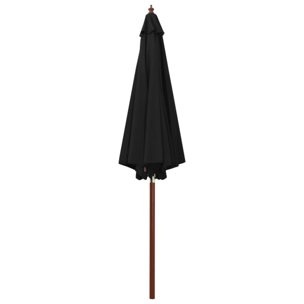 Parasol ogrodowy CzarnyvidaXL