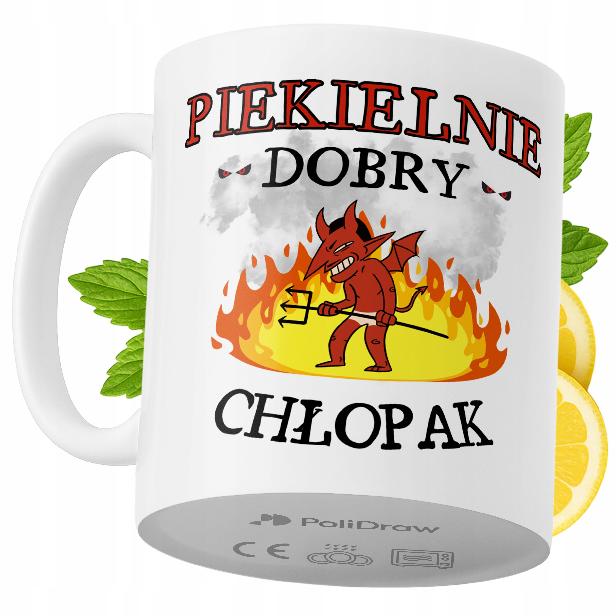 Kubek Dla Chłopaka na Prezent z Nadrukiem ze Zdjęciem 330 ml PoliDraw