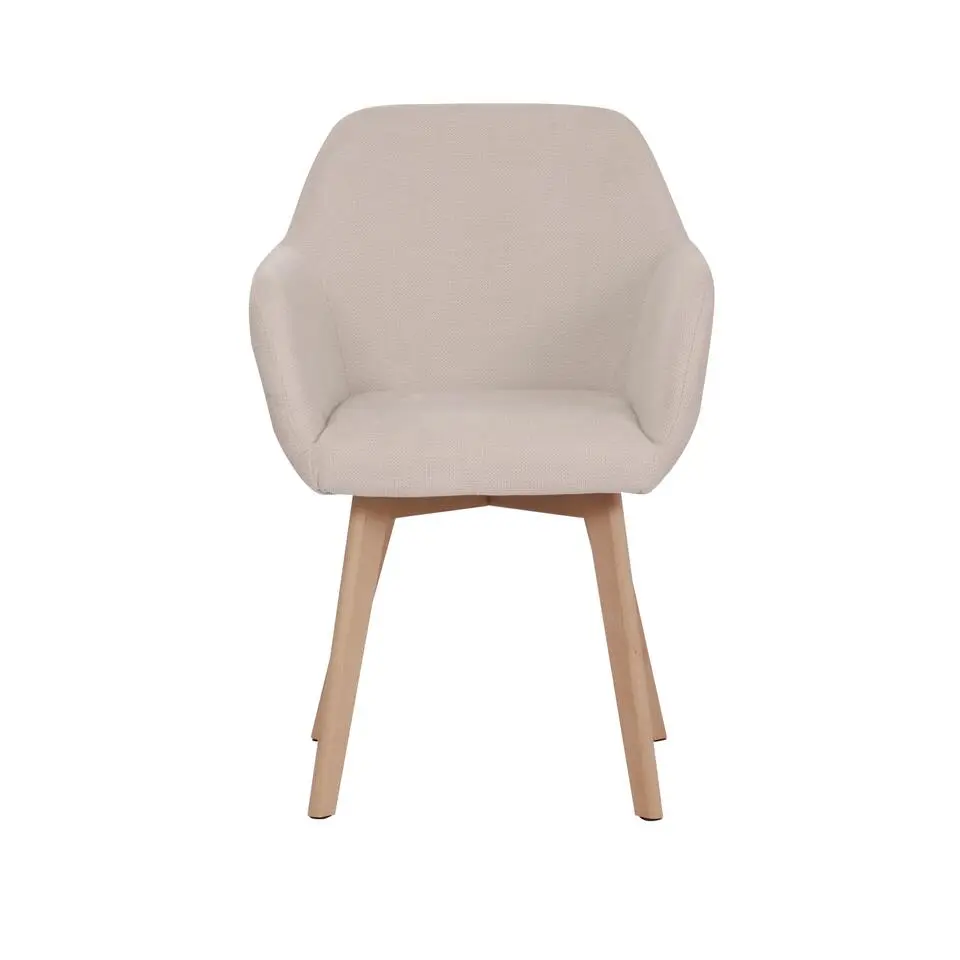 Housecraft Living Yala Eetkamerstoelen Off White - Set van 2