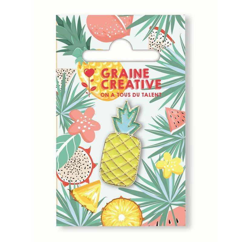 ANANAS - Pin's en métal ananas