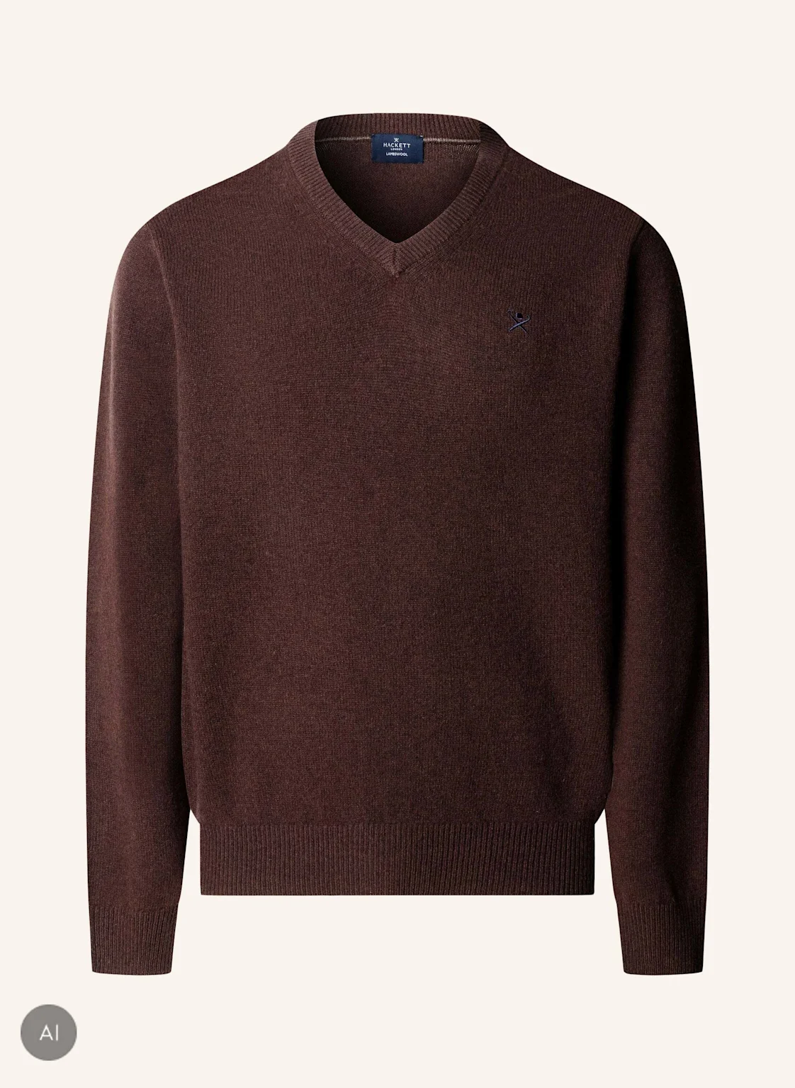 HACKETT LONDON Pullover LAMBSWOOL V NECK