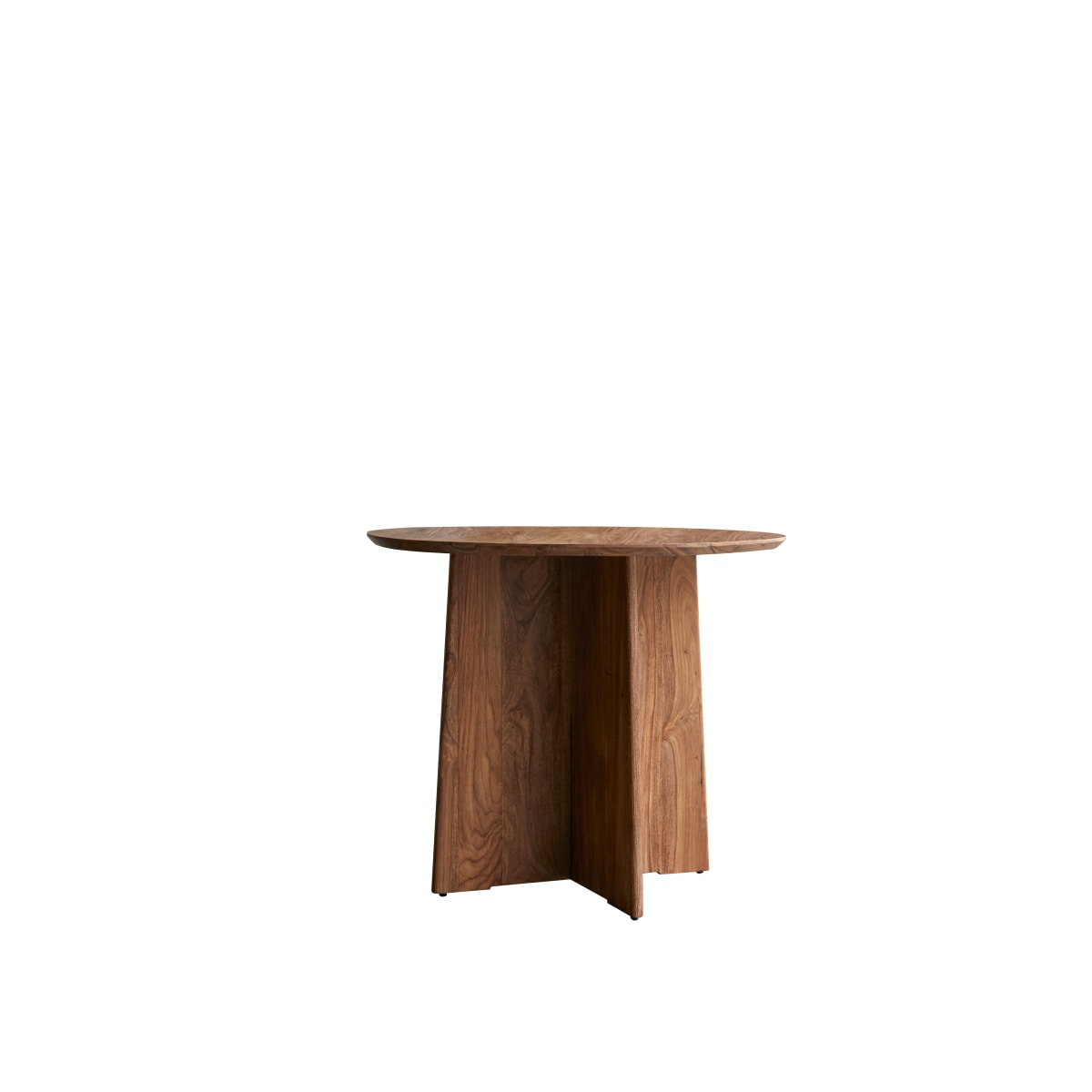 Tikamoon Ronde tafel van massief palissander voor 4 personen - Bruin