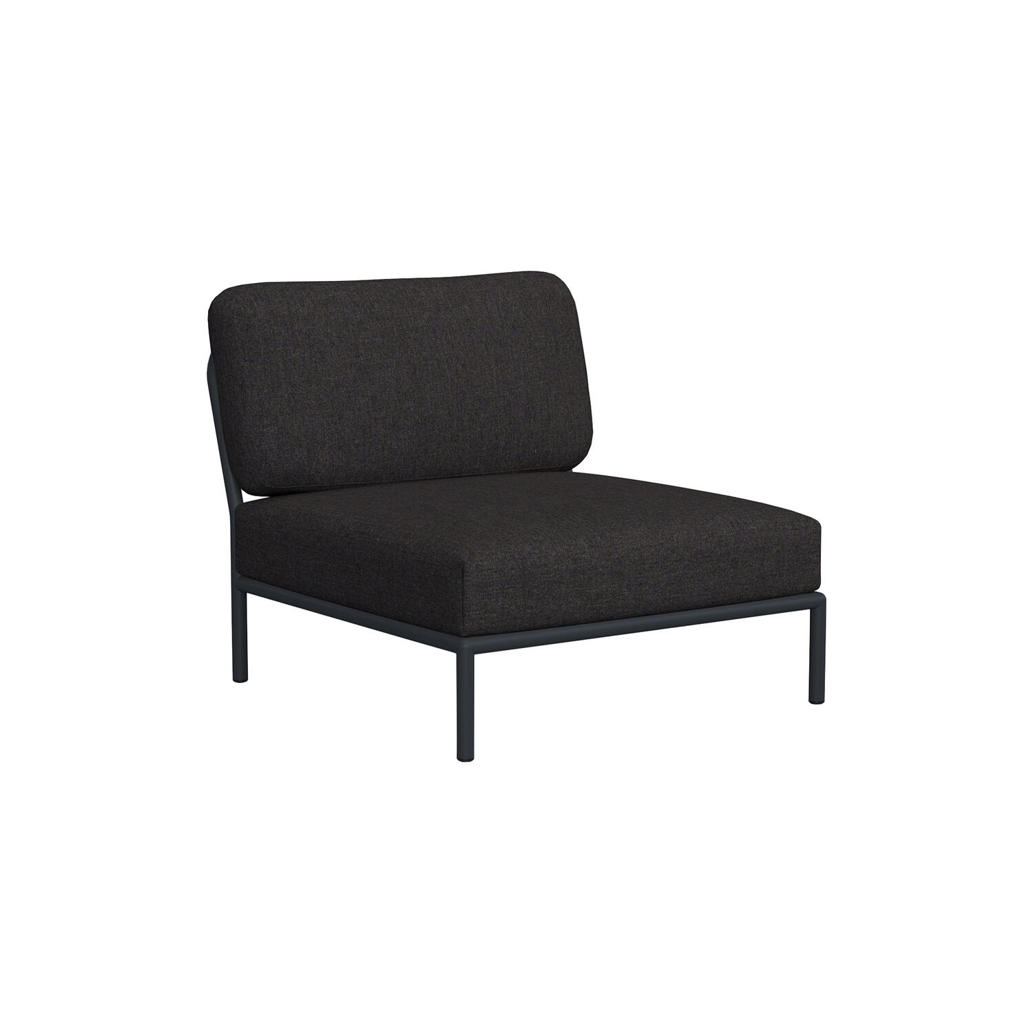 LEVEL loungestol, sooty grey/mørkegr&aring;