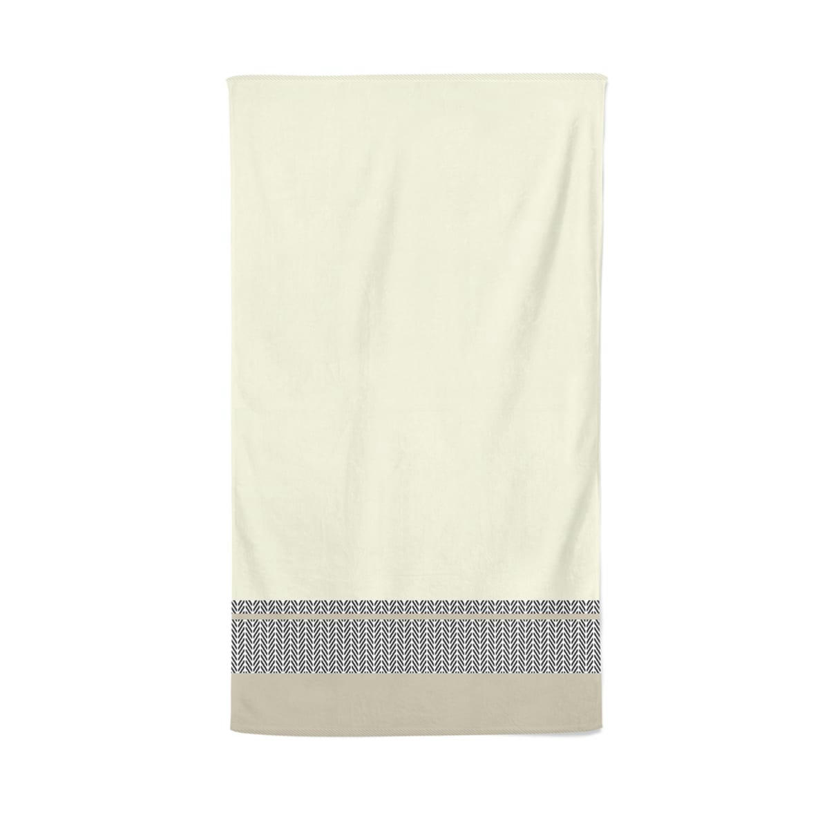 BEAUMANOIR - Drap de douche Ivoire Coton 70x130 cm