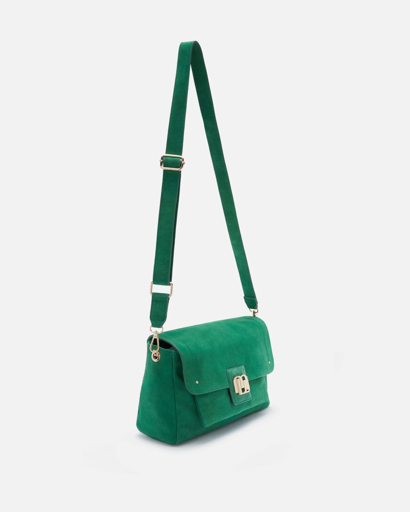 SAC CUIR VELOURS ALICIA/VEL VERT