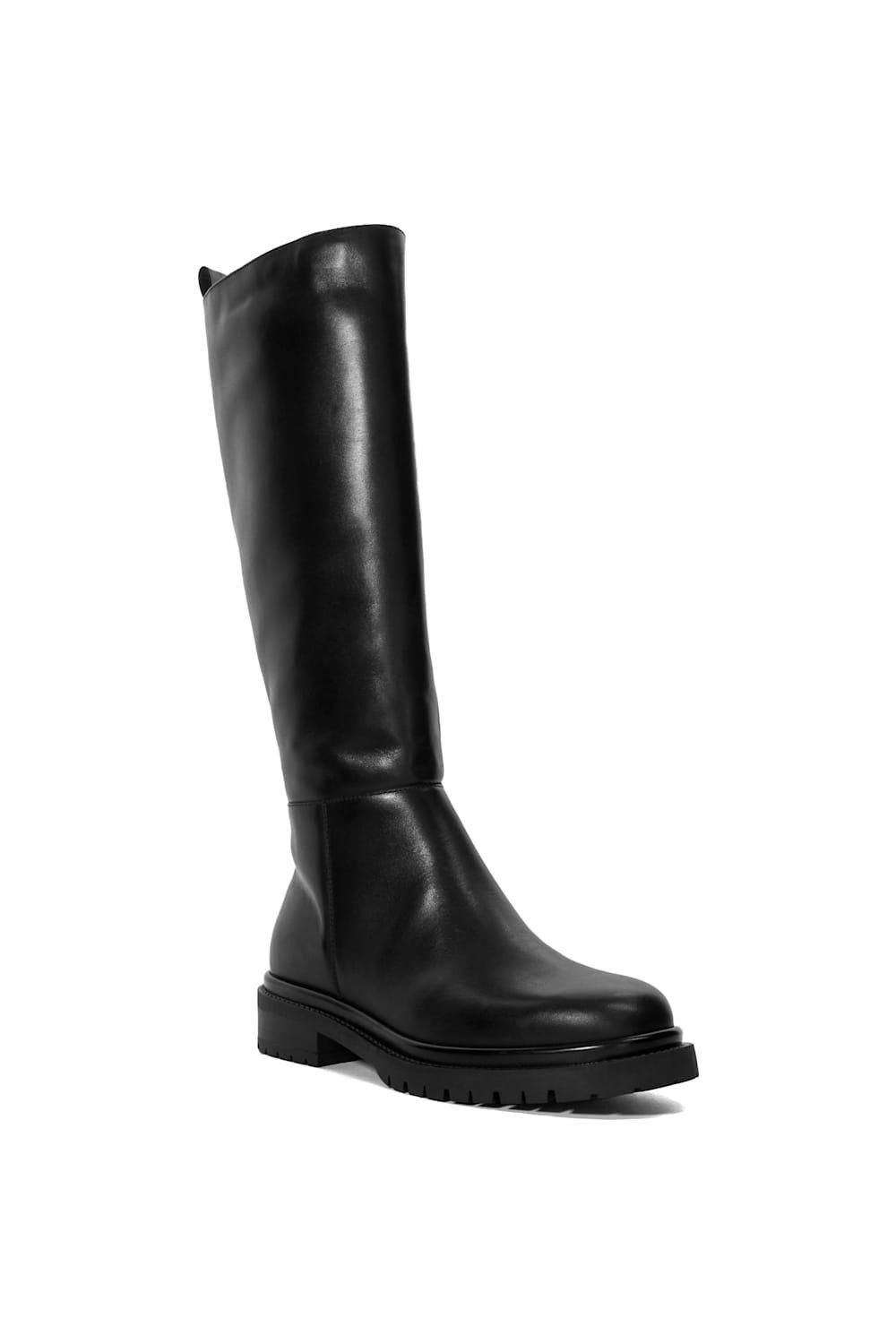 Dune London Tilings' Leather Knee High Boots