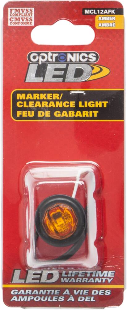 Optronics LED Penny Side Clearance/Marker Light, Amber
