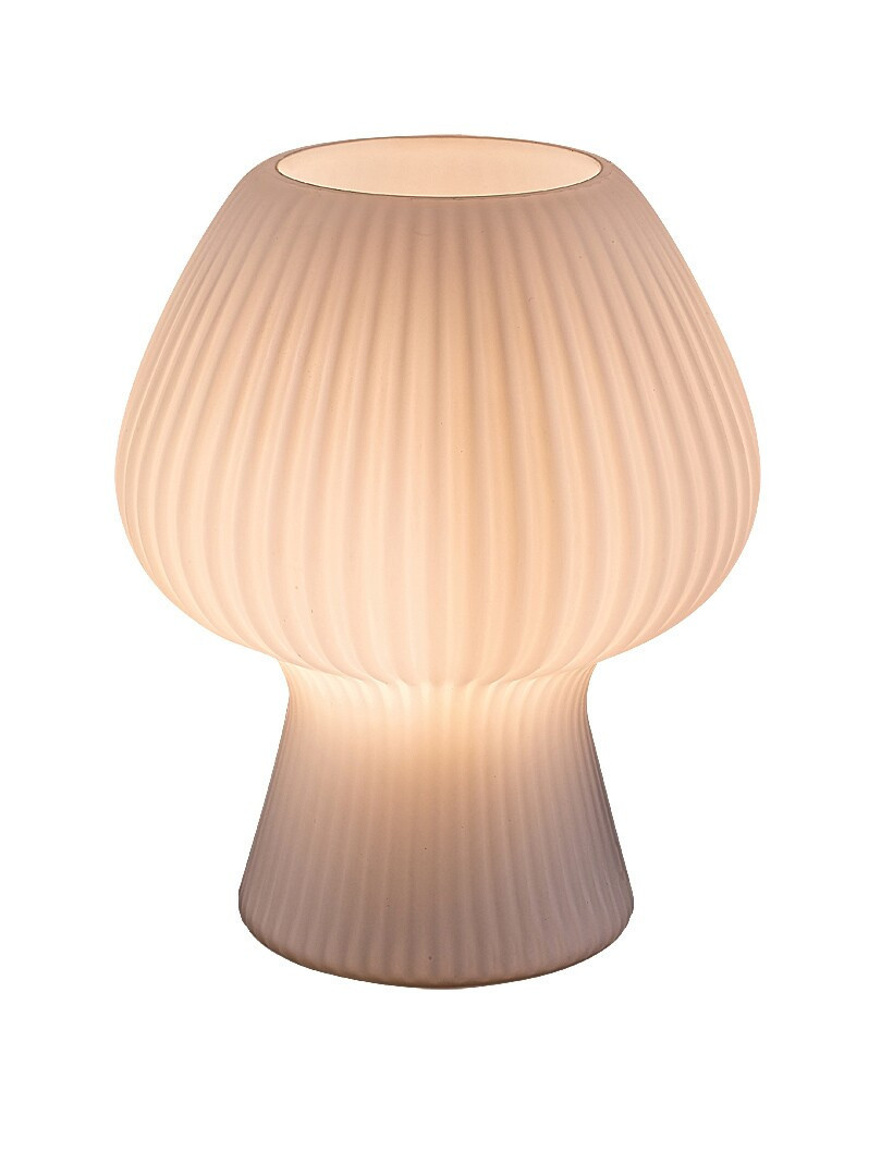 Lampa stołowa nocna biała Vinelle 1xE14x60W wys:18,5cm Rabalux