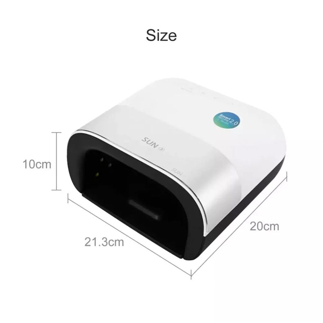 NESTLUNE 48W 3 LED UV Nail Dryer Lamp Gel Polish Manicure
