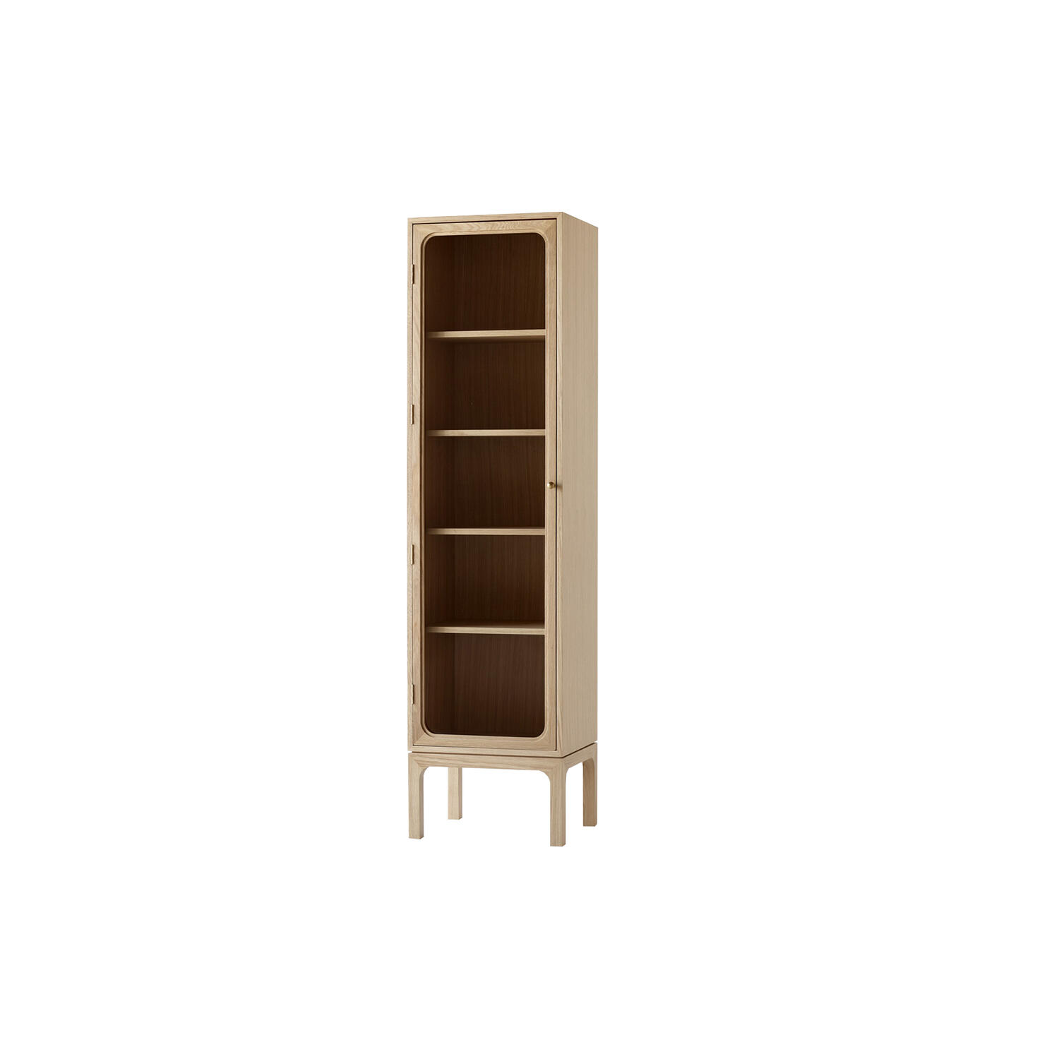 Trace SC87 vitrineskab, natural oak