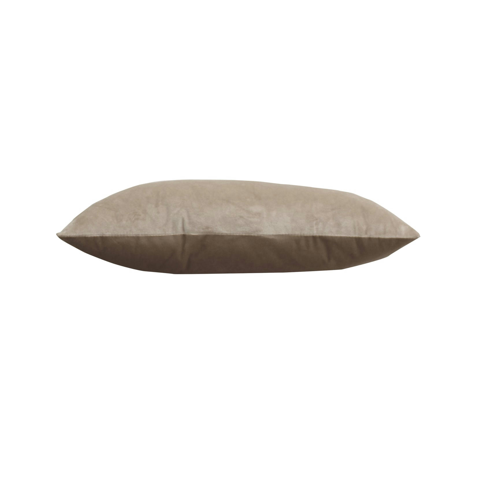 - Coussin déhoussable en velours uni naturel 30x50 cm