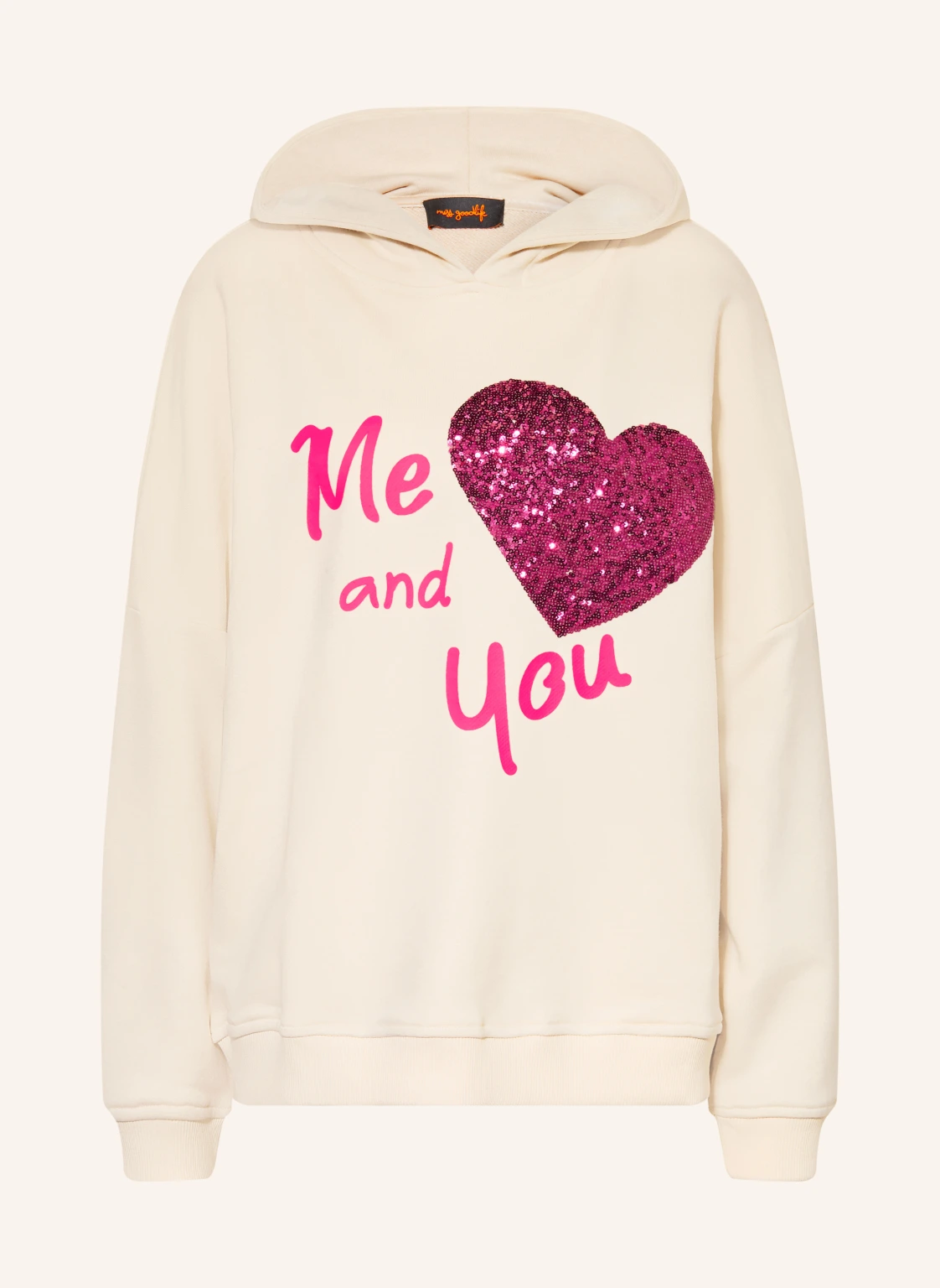 miss goodlife Hoodie mit Pailletten