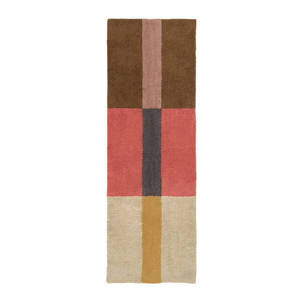 Lorena Canals Chroma Runner Vloerkleed 80 x 230 cm - Spiced Coral