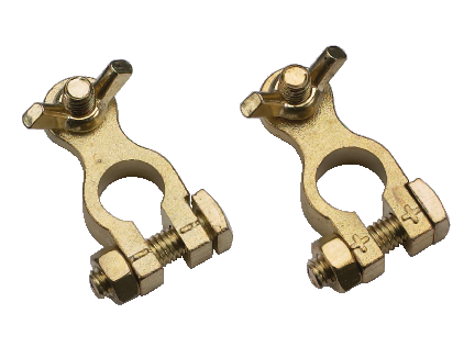 MotoMaster Marine Battery Terminals, Brass