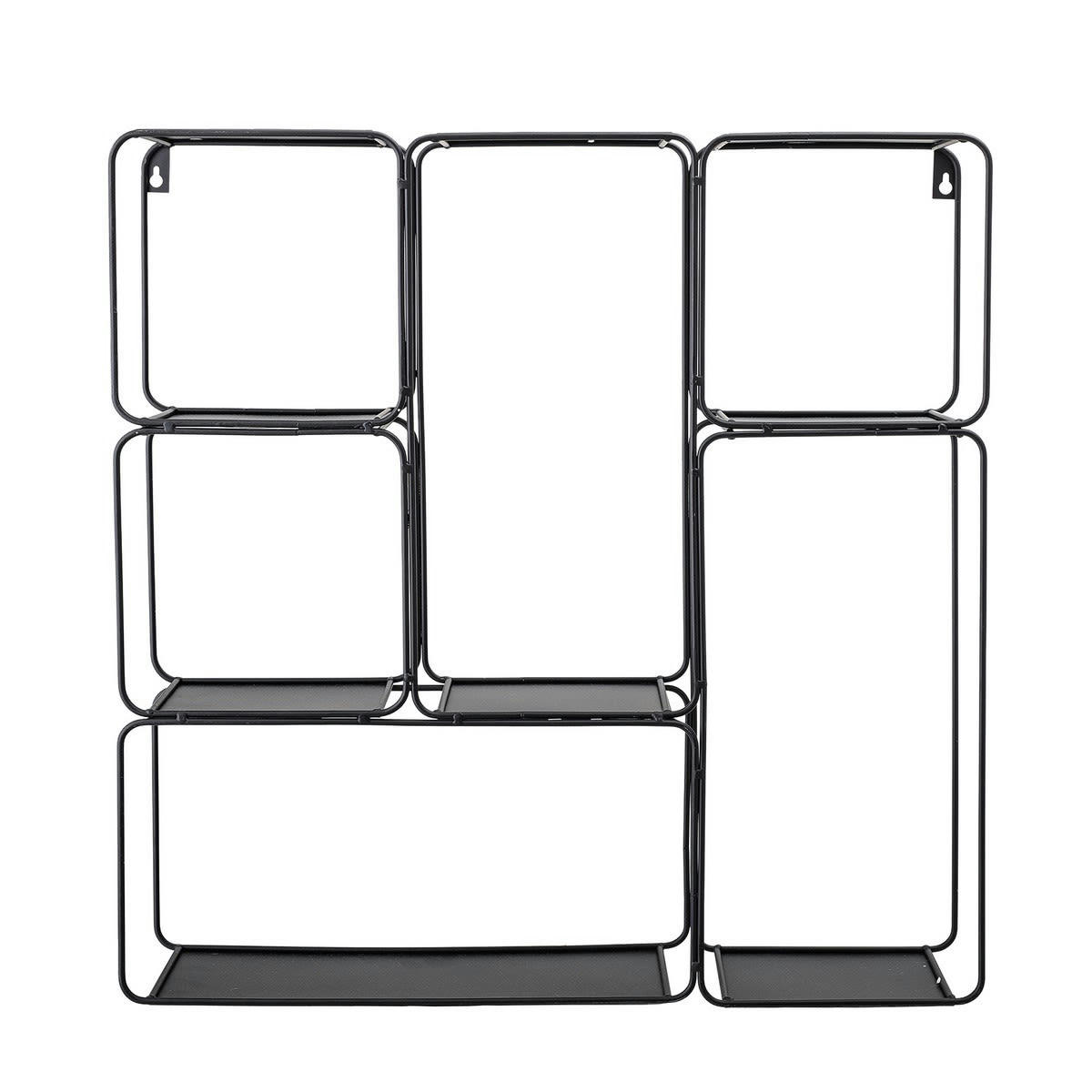 VEGAS - Etagère murale en acier noir