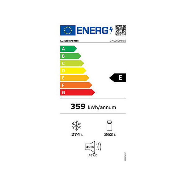 LG Réfrigérateur multiportes 637 litres inox - GML960MBBE
