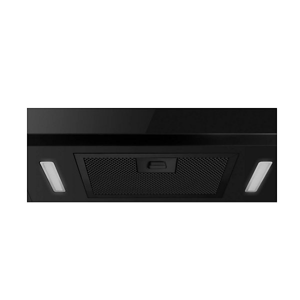 Hotte décorative inclinée 60cm 546m3/h noir Amica AHIGN6600A