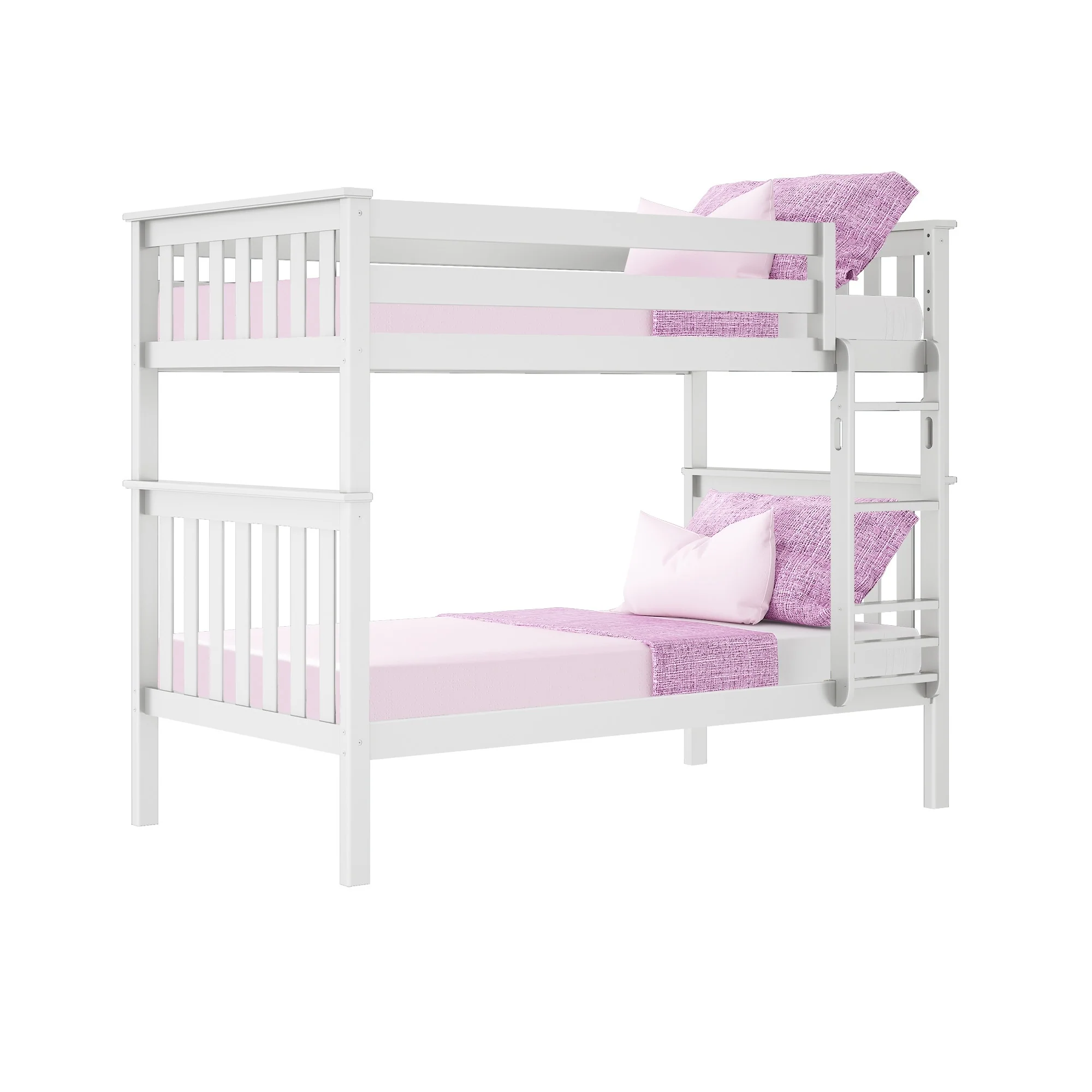 Max and Lily Twin over Twin Solid Wood Bunk Bed