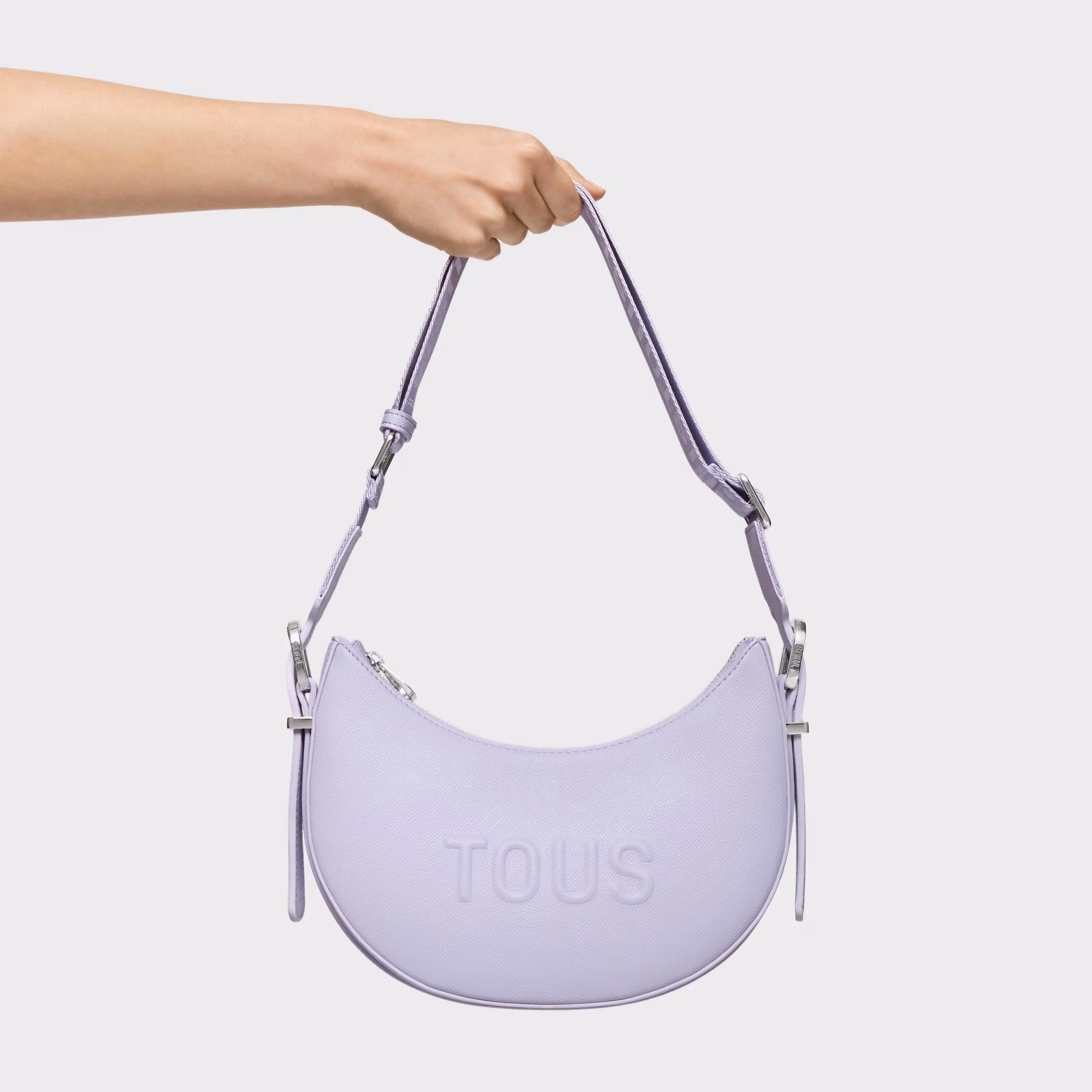 Bolso de hombro bandolera malva TOUS Brenda