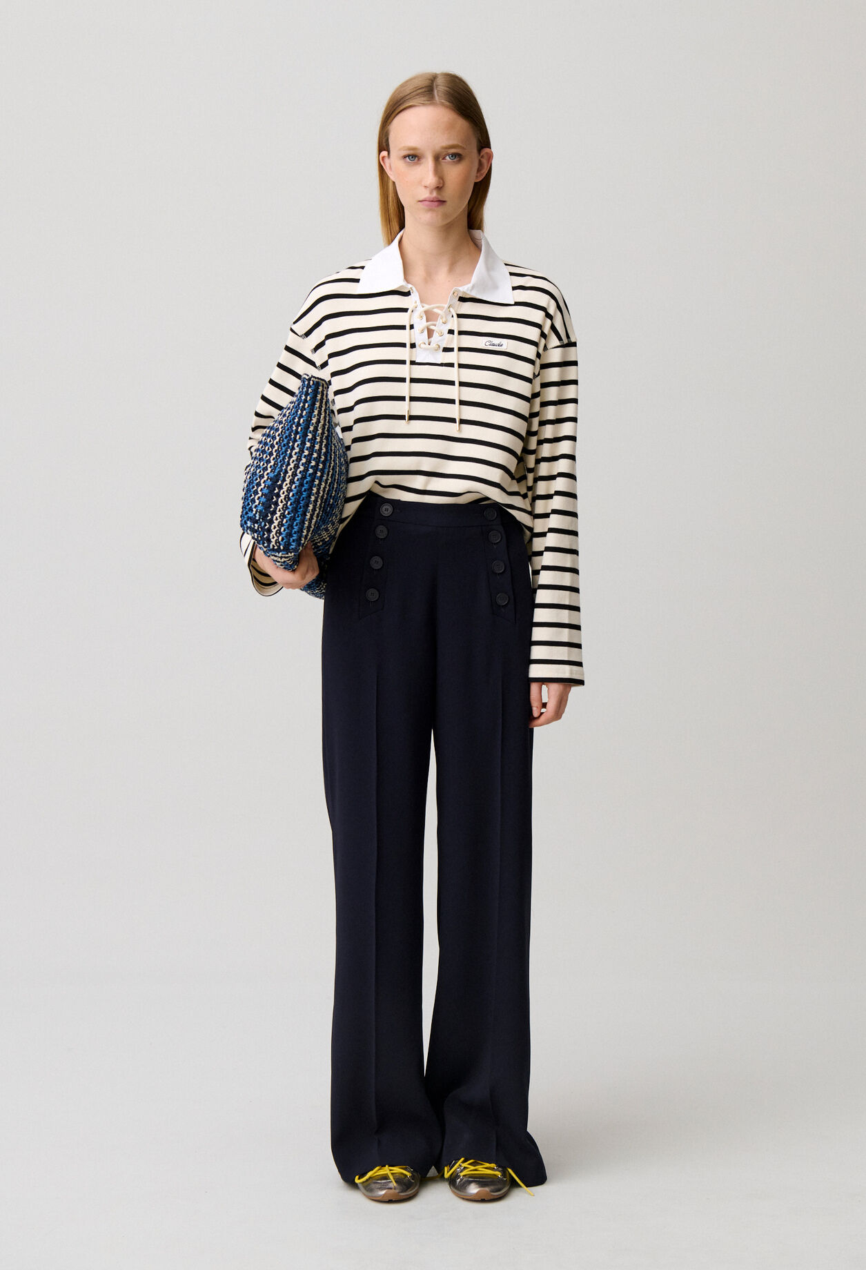 Pantalon à pont