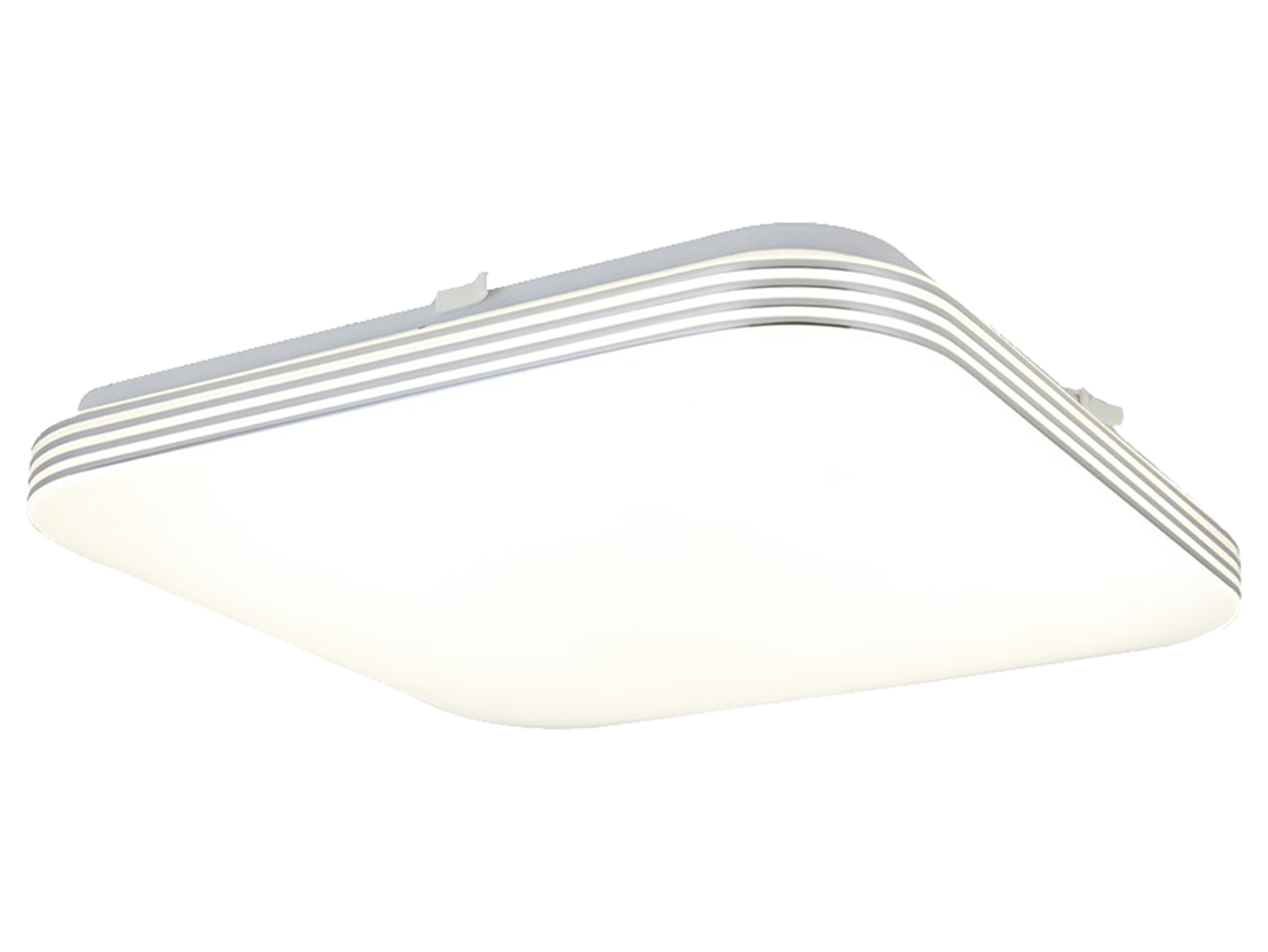 Plafon Ajax LED 33 cm metalowy srebrny