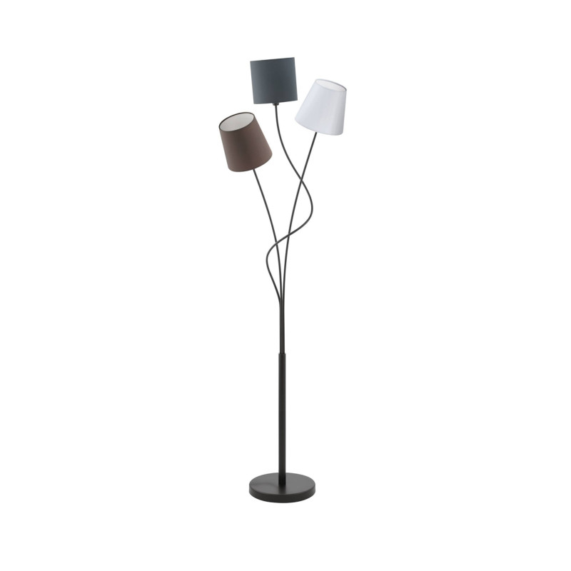 Lampadaire Maronda noir Ø 23 cm E14 3 x 40 W EGLO