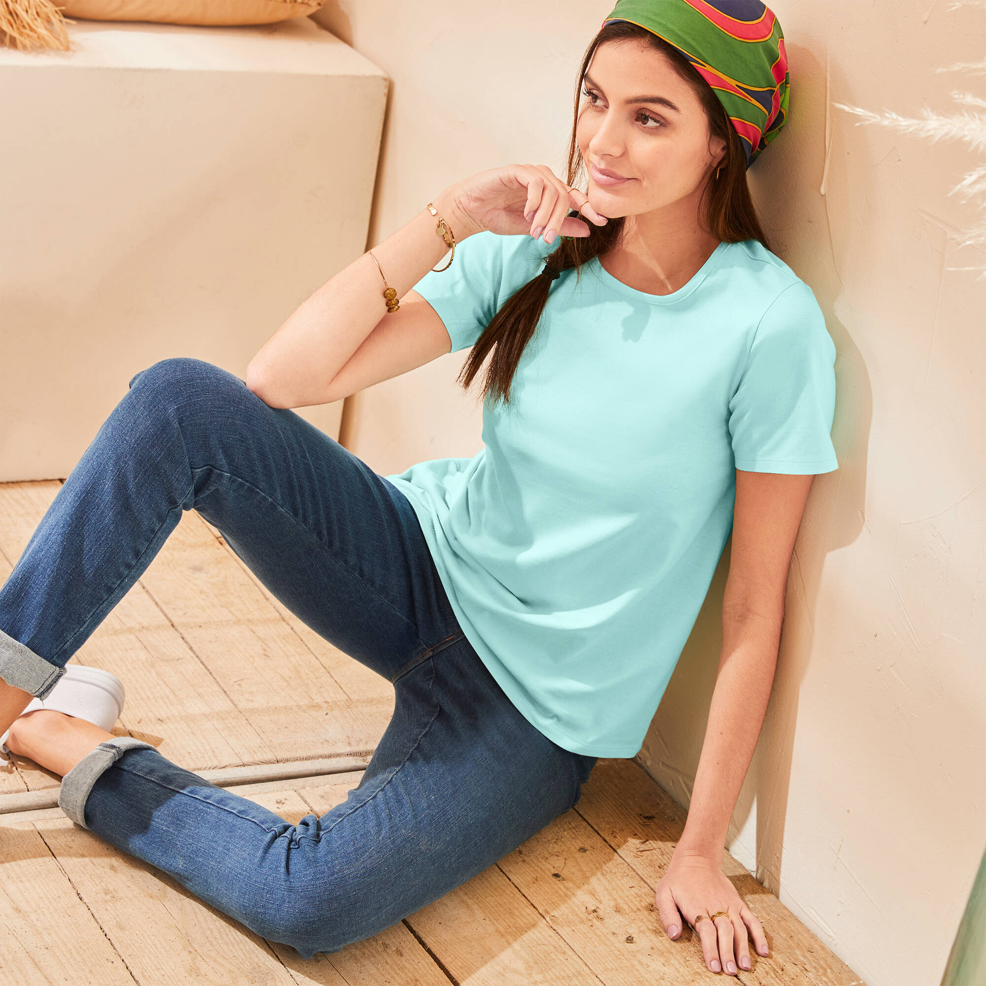 T-shirt manches courtes uni