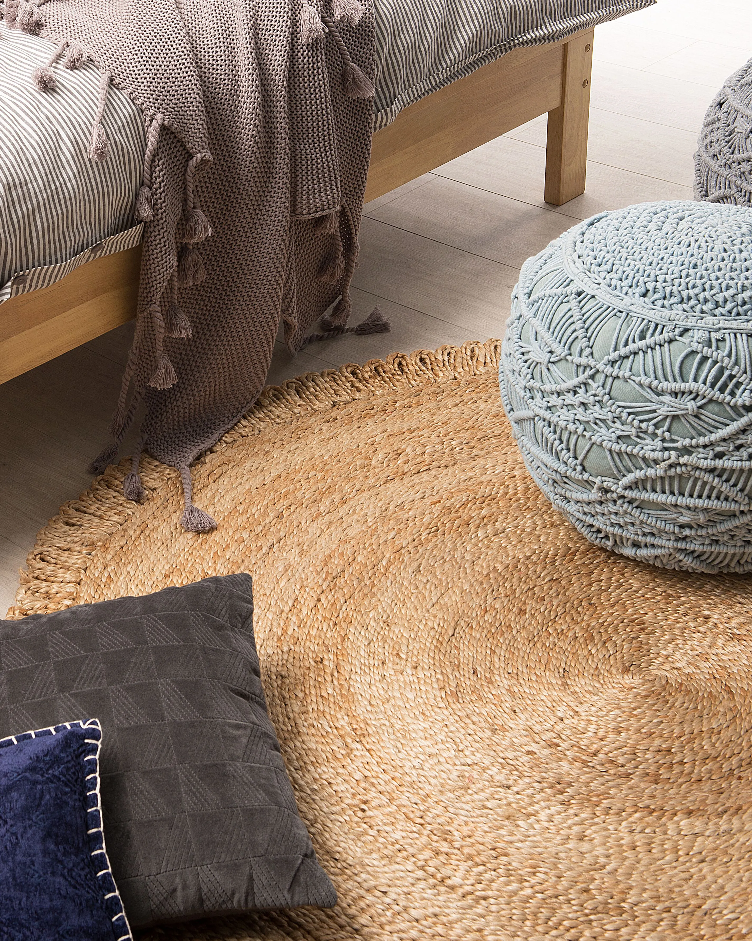 Rug ERENCE Beige ? 140 cm