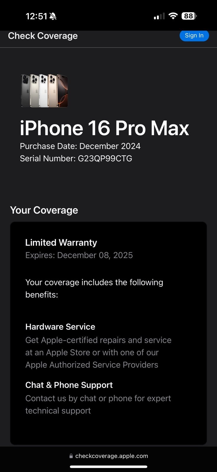 Apple iPhone 16 pro max