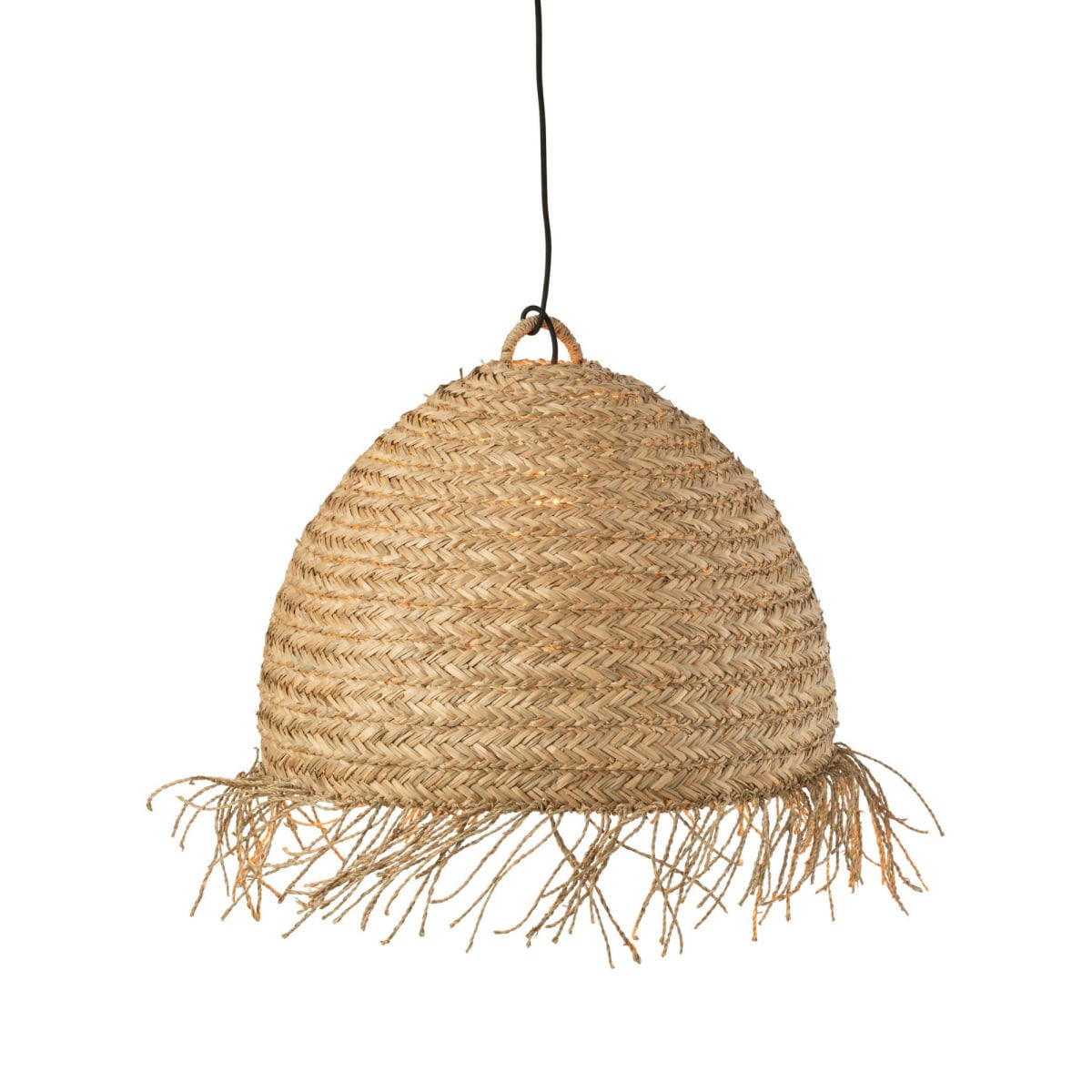 BOULETTE - Suspension boule en rotin naturel