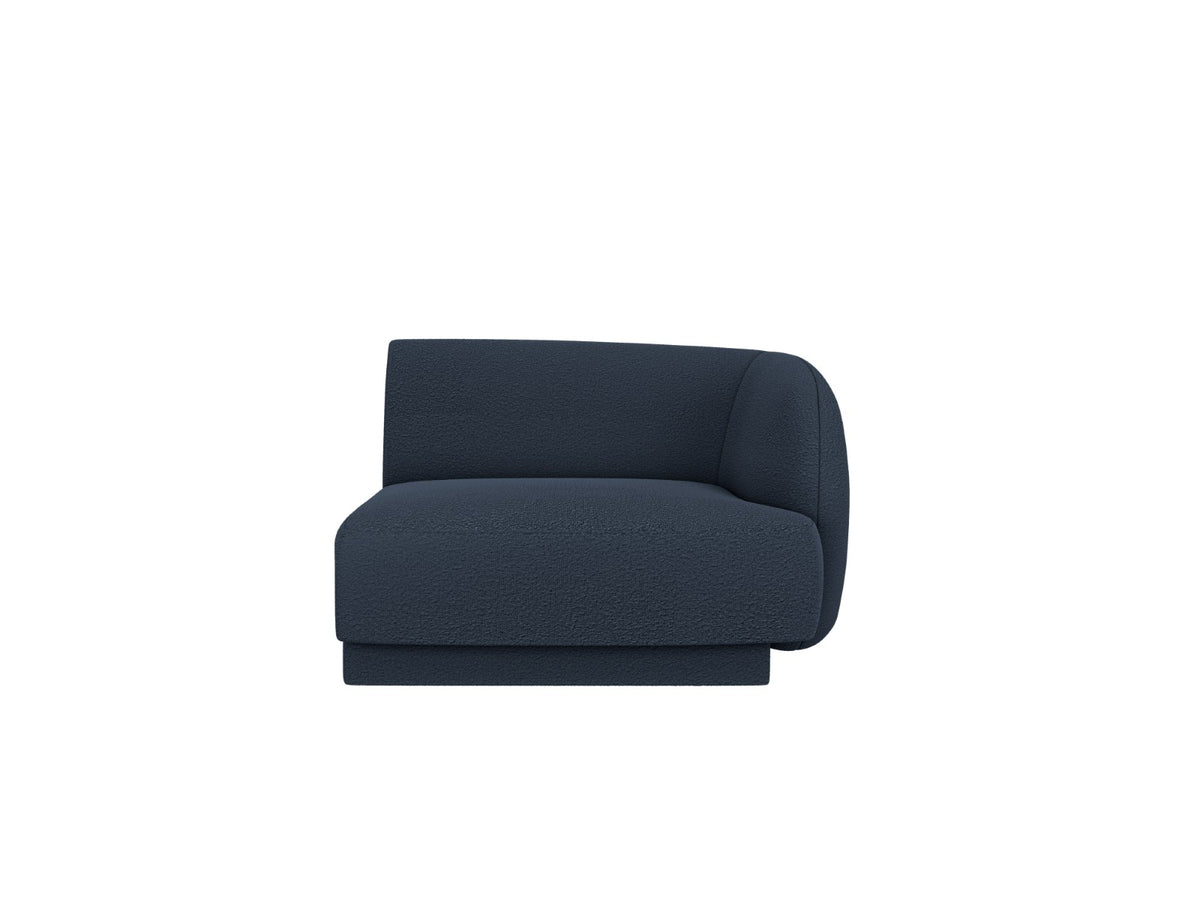 Micadoni rechter module Miley boucle donkerblauw - 90x90x70cm