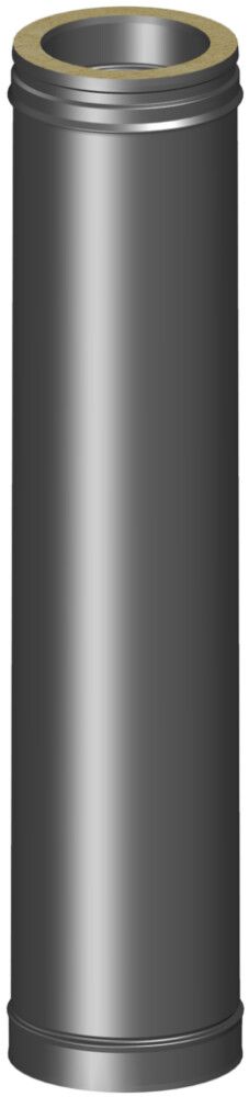 SKORSTEINSRØR DINAK HALVISOLERT Ø150 940MM GRÅ
