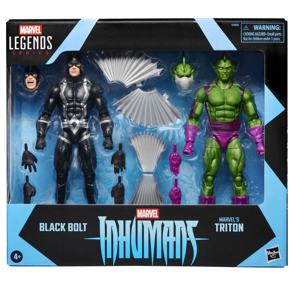 Hasbro Black Bolt & Triton Inhumans Marvel Legends figure