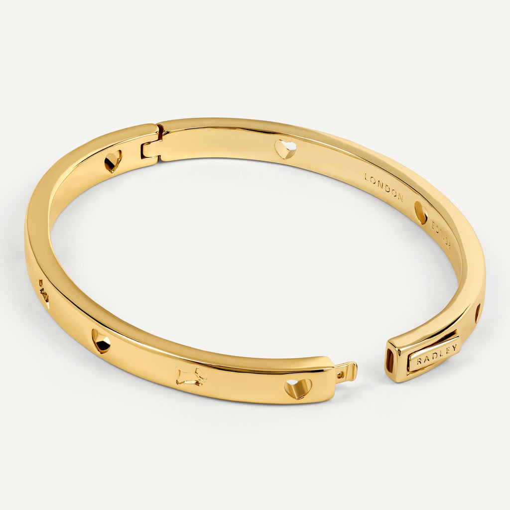 The Camden - Cut Out Heart And Dog Bangle