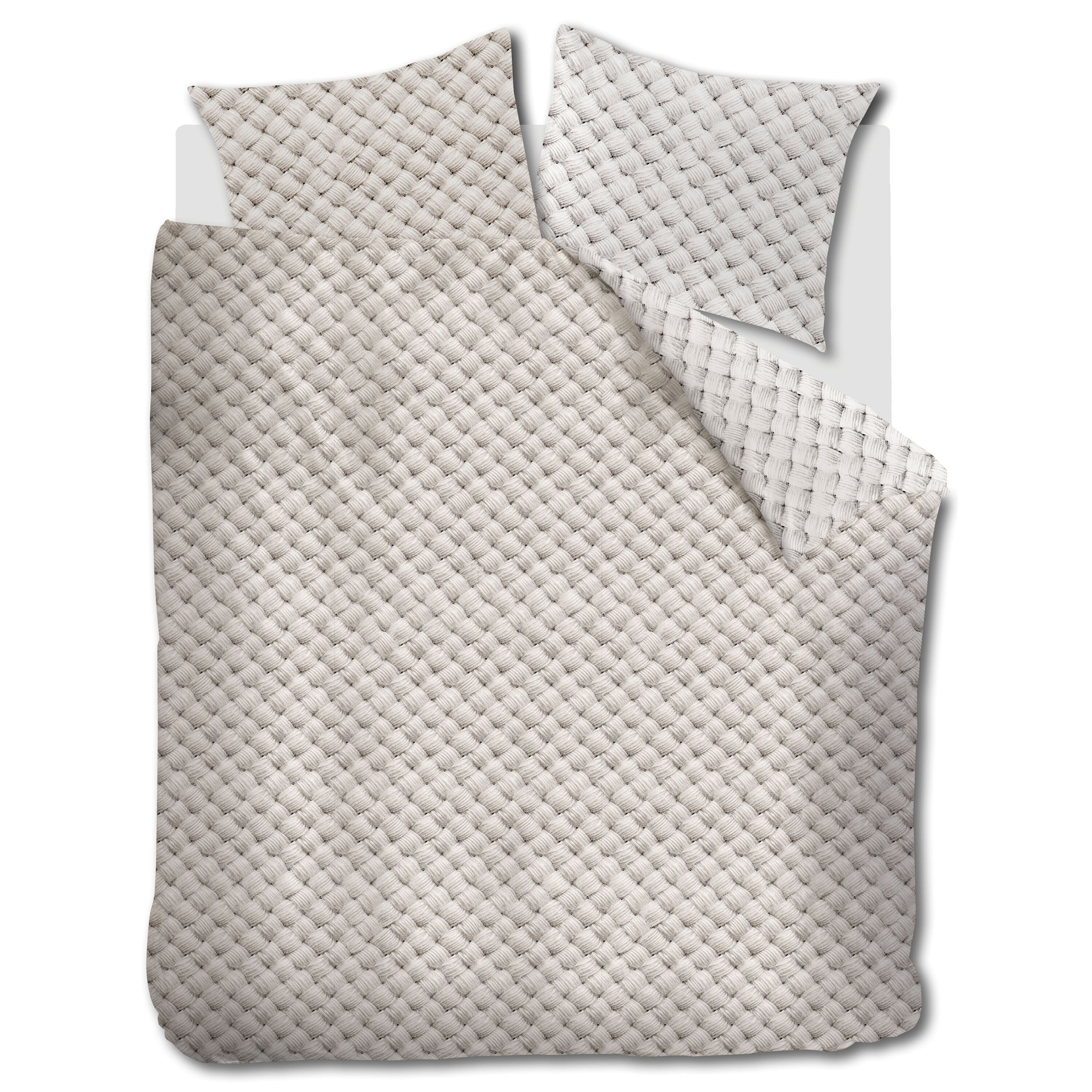 Rivièra Maison Woven Wool Dekbedovertrek 200 x 200/220 cm - Naturel