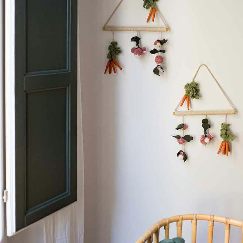 - Suspension pour enfant légumes 30x44cm