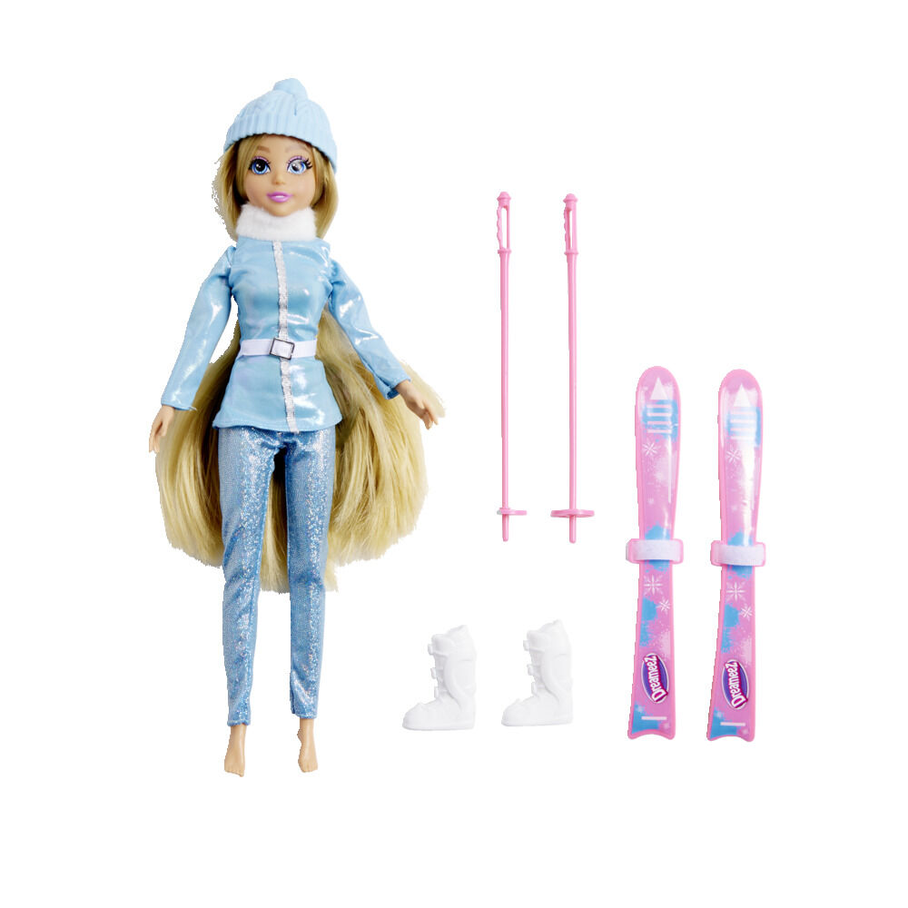Poupée mannequin avec accessoires de ski