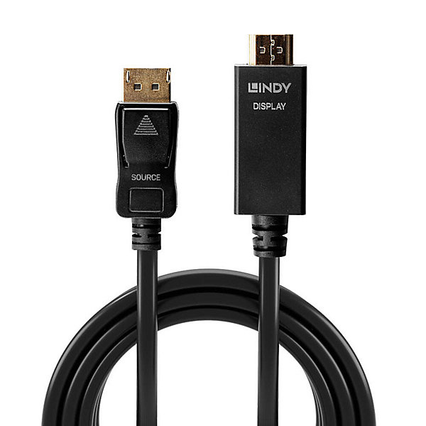 Câble DisplayPort vers HDMI 10.2Gbps 2m LINDY