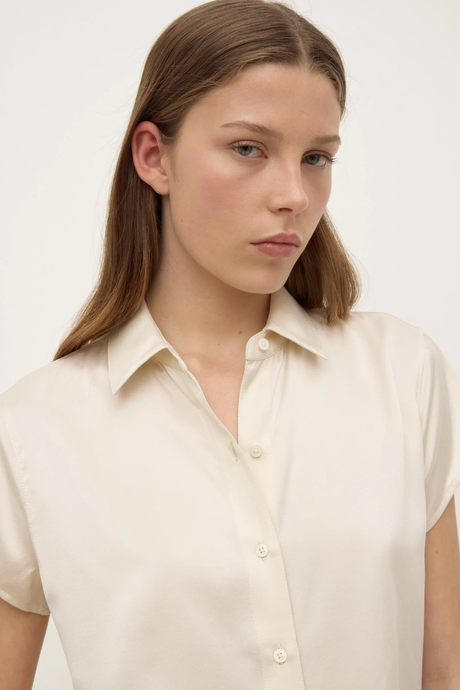 Karri Silk Short Sleeve Shirt