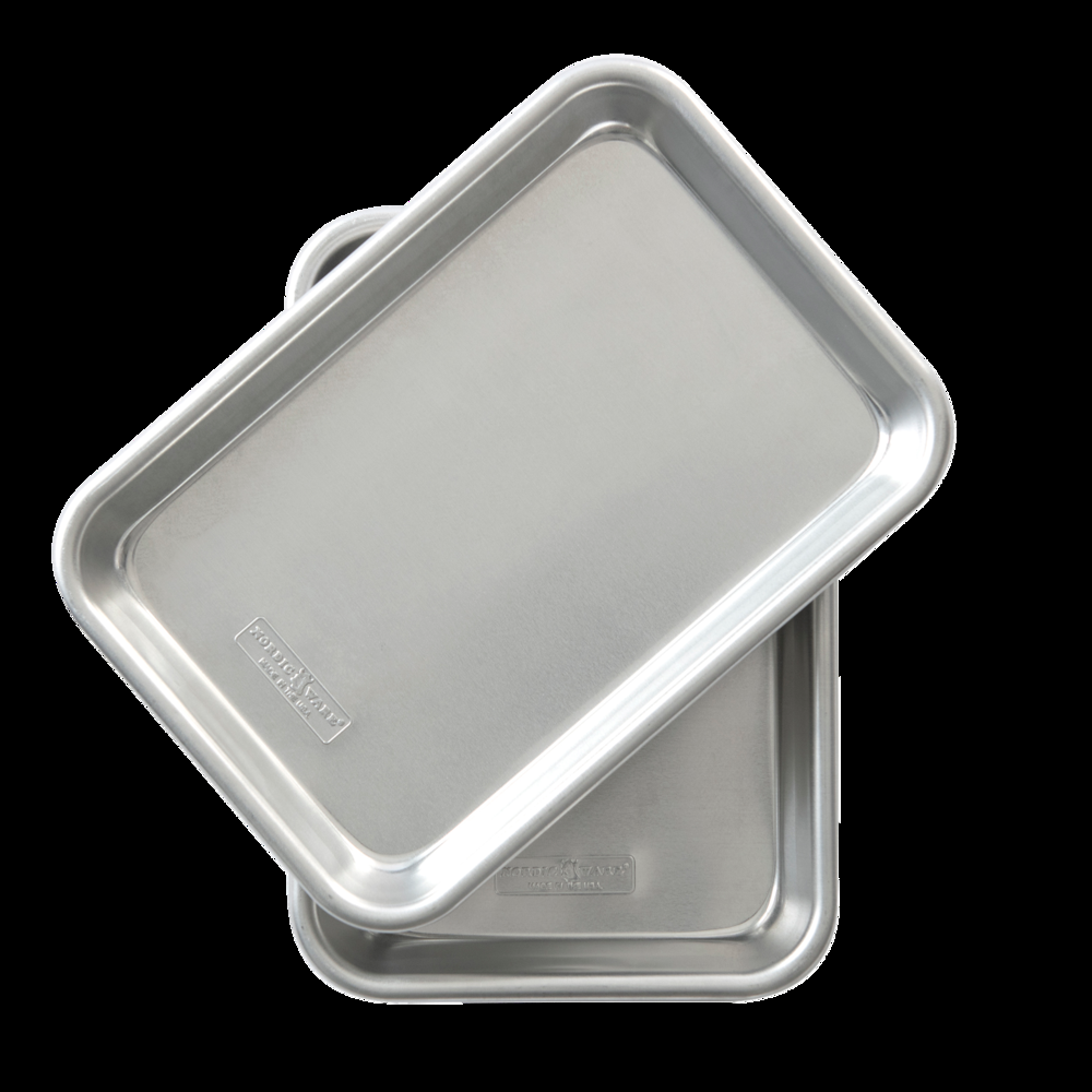 Nordicware Naturals Uncoated Aluminum Eighth Sheet, 2-pc