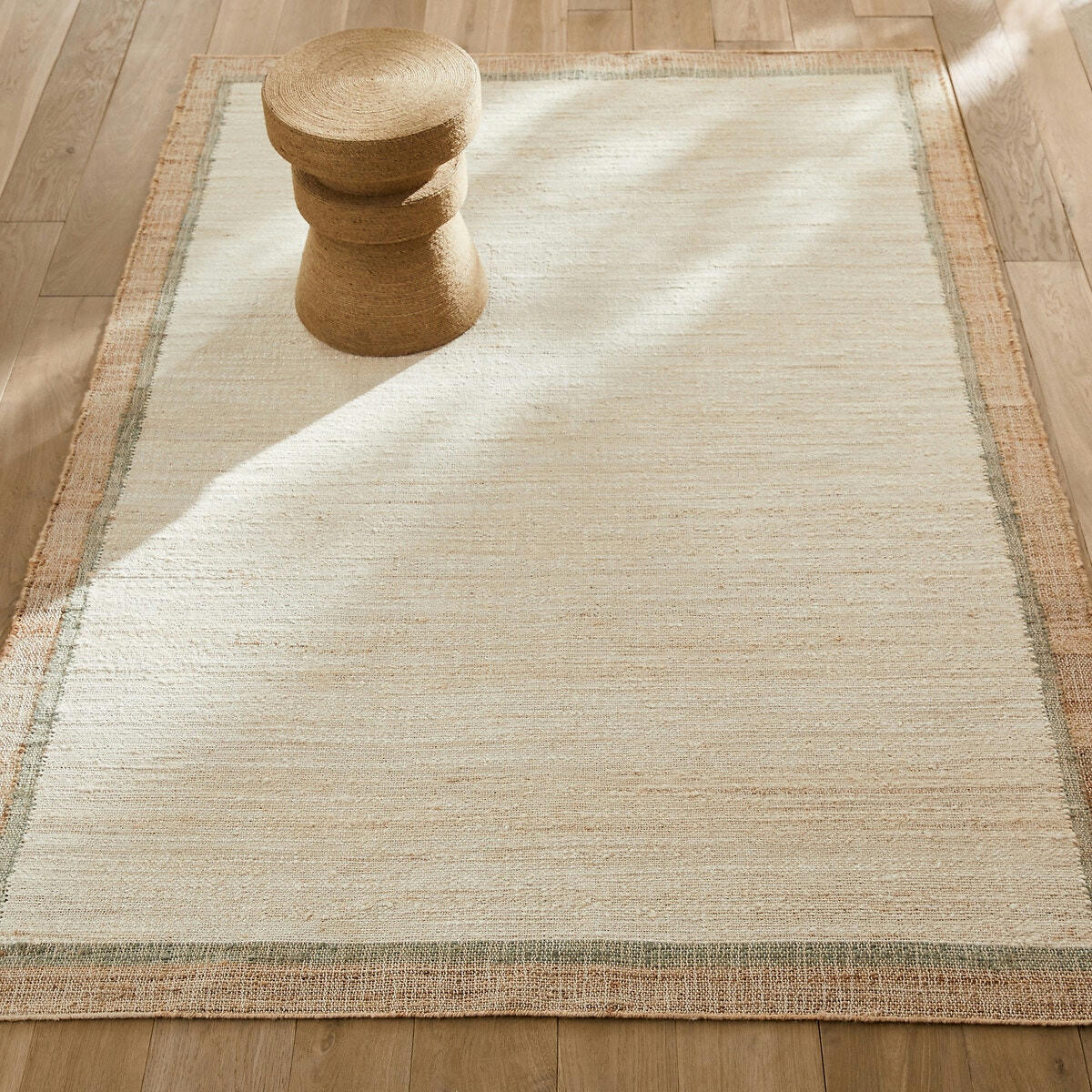Tapis jute, tissé main, Ishika
