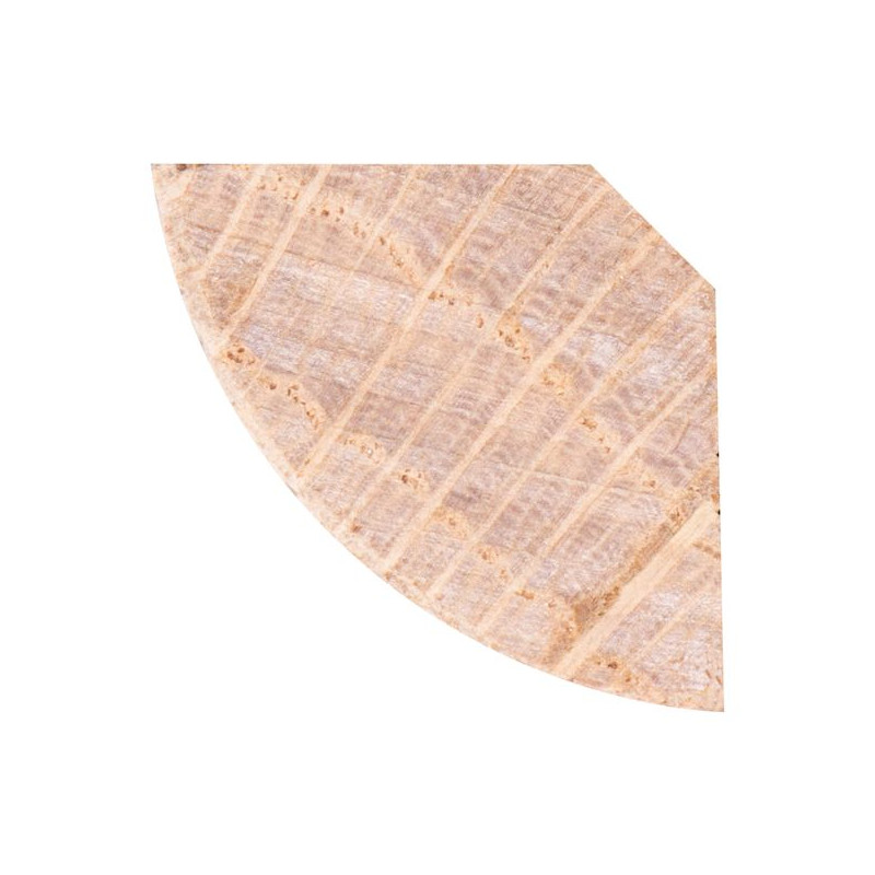 Moulure quart de rond en chêne 240 x 1,7 x 1,7 cm
