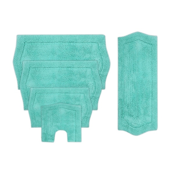 Home Weavers Waterford 5 Piece Set Bath Rug 17"x24", 21"x34", 20"x20", 22"x60", 24"x40"