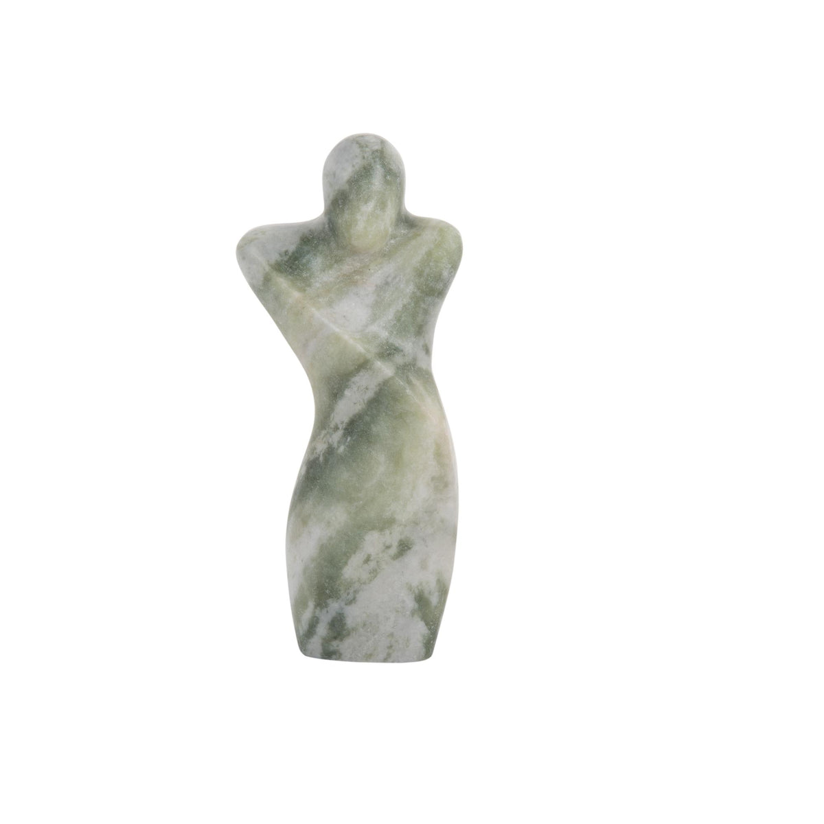 Present Time ornament Male Abstract - groen - 10x5x23cm