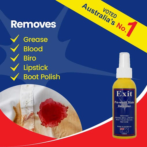 Exit Soap Spray Pre Wash Stain Remover Multi Purpose Cleaner 125ml | Set of 3