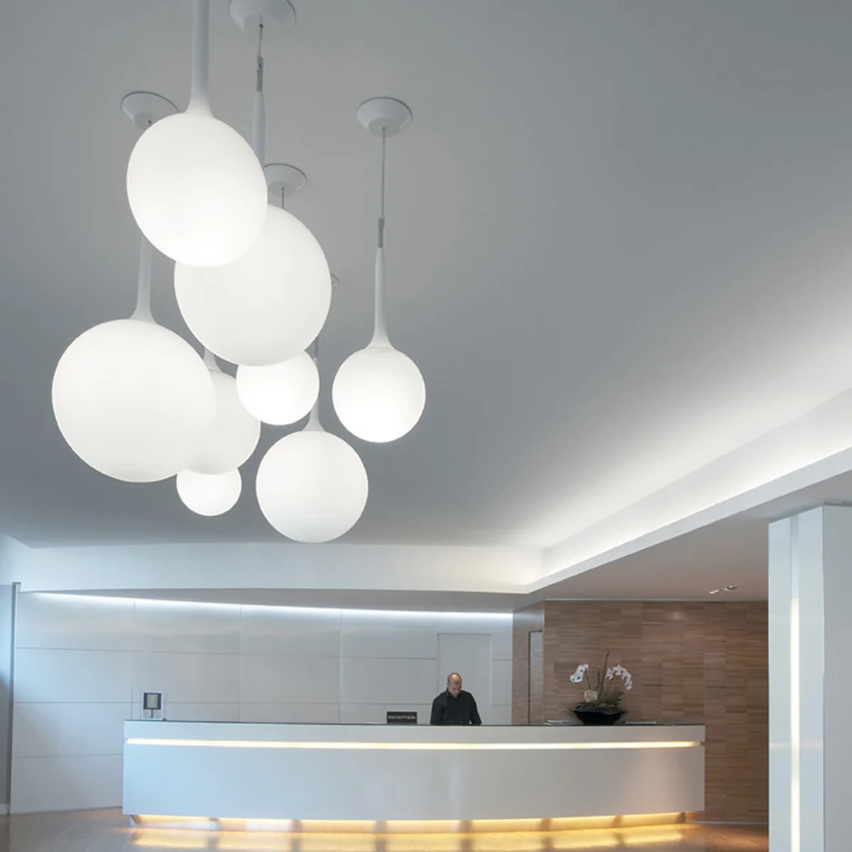 Artemide - Castore Pendelleuchte Ø 35 cm, weiß