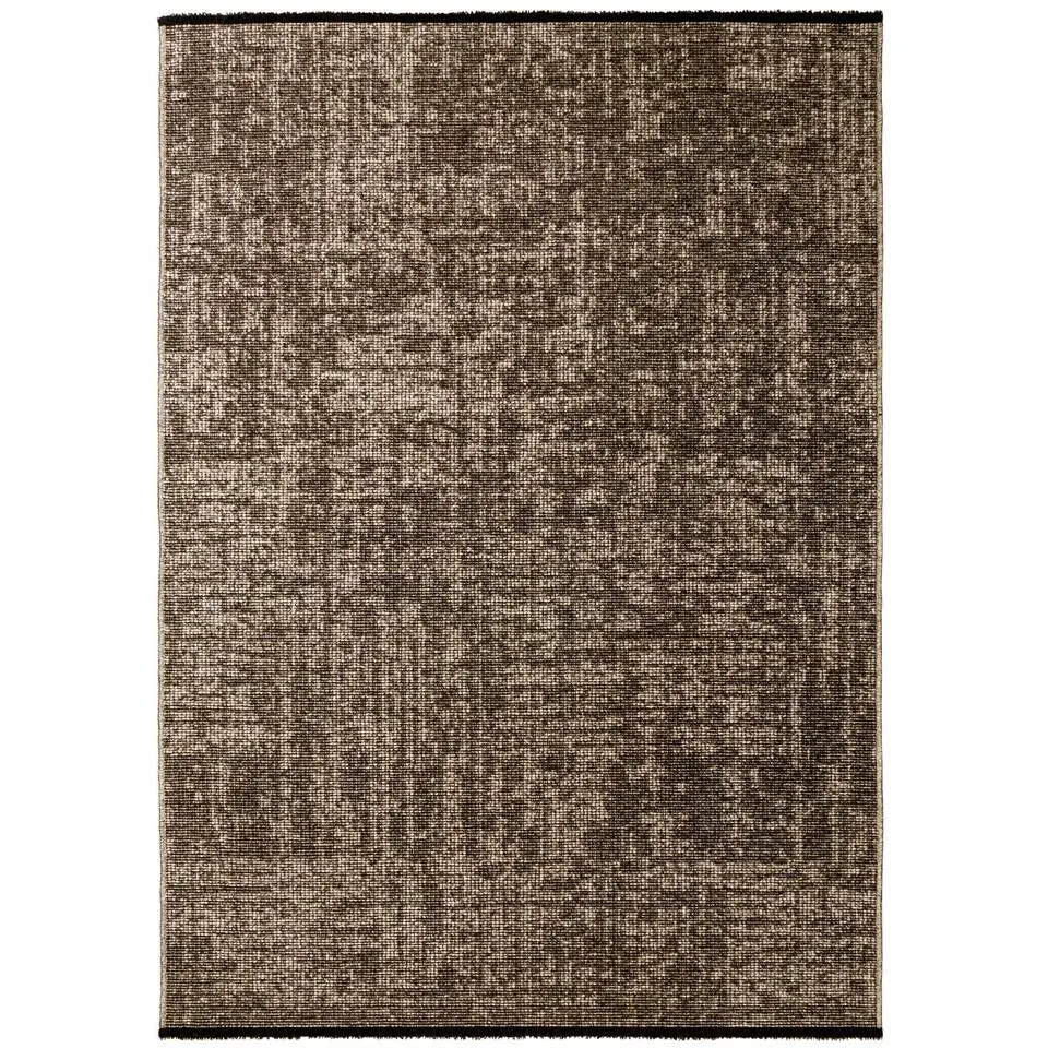SPACE Vloerkleed - Laagpolig Effen Velours - Beige 140x200 cm - Modern Woonkamer
