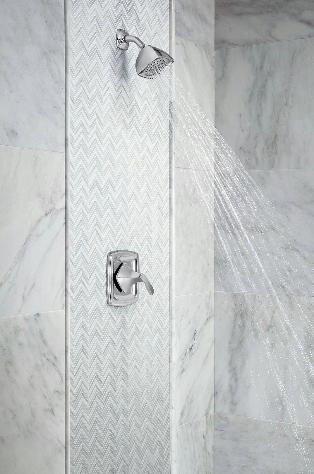 Moen Voss Posi-Temp Tub Shower Valve Trim Only, Valve Required, Brushed Nickel